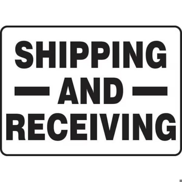 Accuform SAFETY SIGN SHIPPING AND RECEIVING MVHR572XV MVHR572XV - main